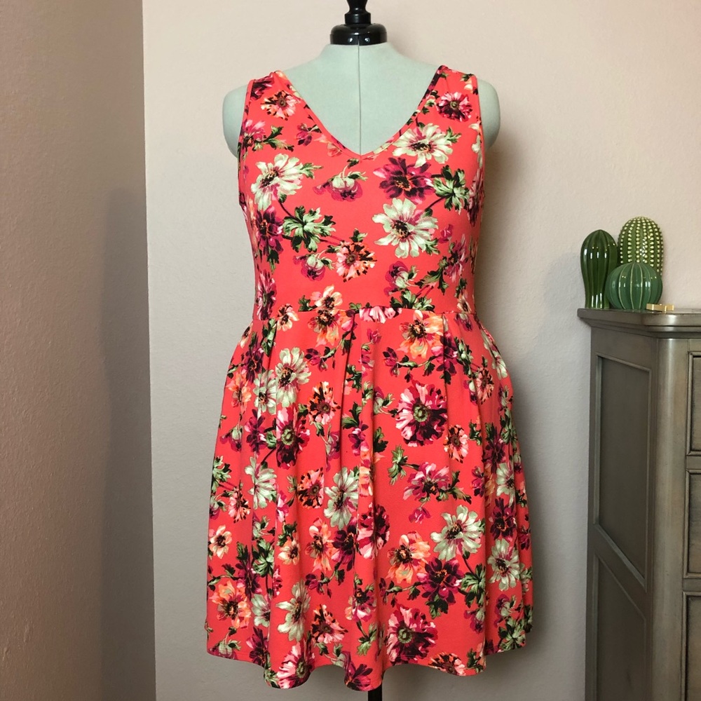 Plus size Fit and Flare Dress - 2X